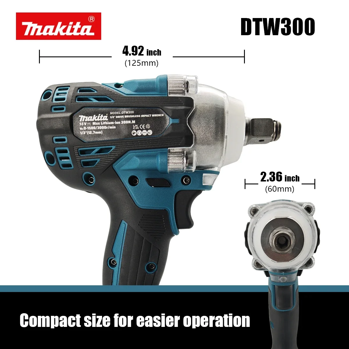 Per batteria Makita 18V, avvit - Makita Drill Dtw300 recensione e prezzo